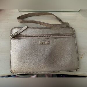 Kate Spade Metallic Gold Wristlet